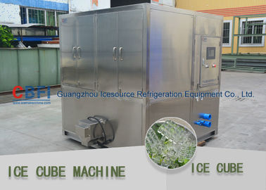 1 τόνος - δροσισμένη μηχανή κύβων πάγου 20 τόνου νερό με το ανοξείδωτο 304 υλικό