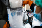 30 τόνων Αυτοματοποιημένη κυλινδρική μηχανή κατασκευής πάγου Μηχανή κατασκευής σωλήνων πάγου