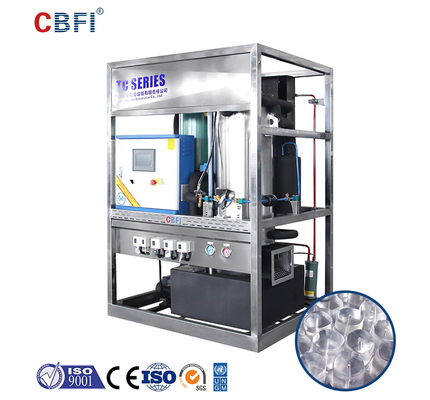 30-55mm Range Ice Tube Machine που τροφοδοτείται από ηλεκτρικά εξαρτήματα LG LS