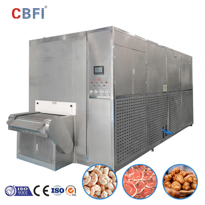 Μηχανή Quick Frozen Blast Freezer Freezer French Fries Tunnel Iqf Freezer