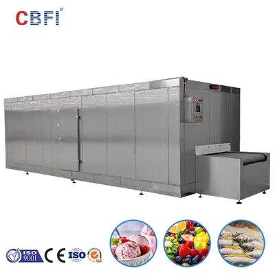 Μηχανή Quick Frozen Blast Freezer Freezer French Fries Tunnel Iqf Freezer
